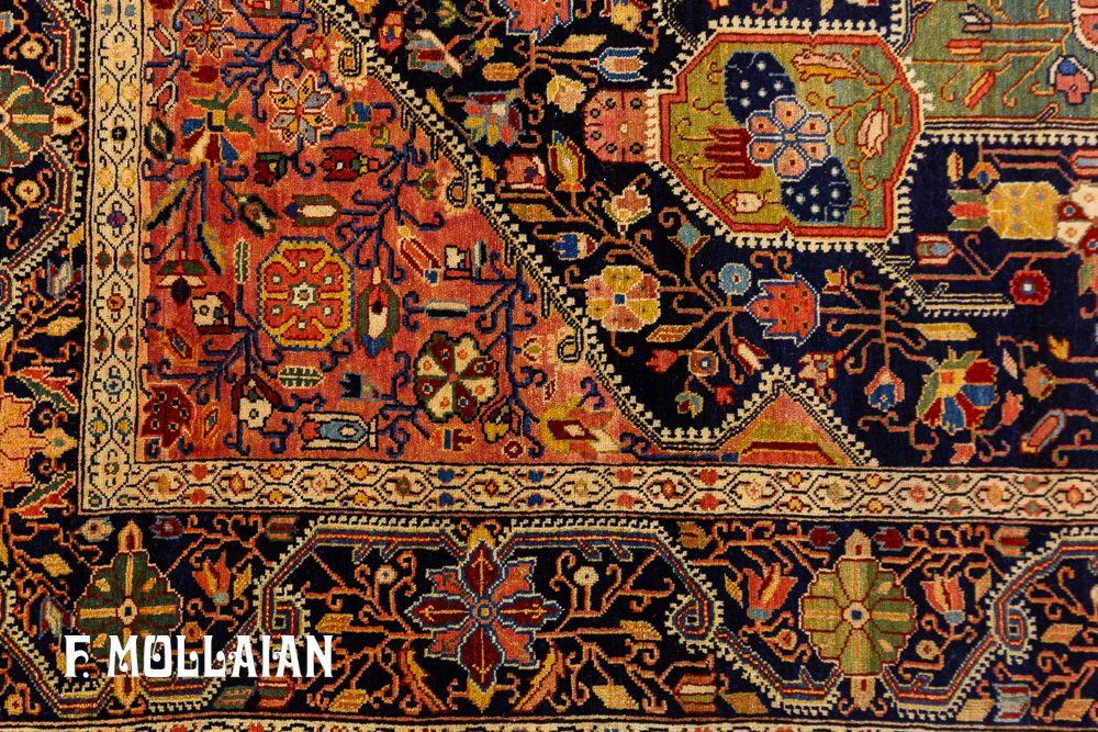 Persian Saruk Farahan Antique Rug n°:58122537